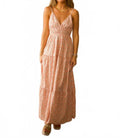 Floral Print Maxi Dress In Mediterranean Bloom