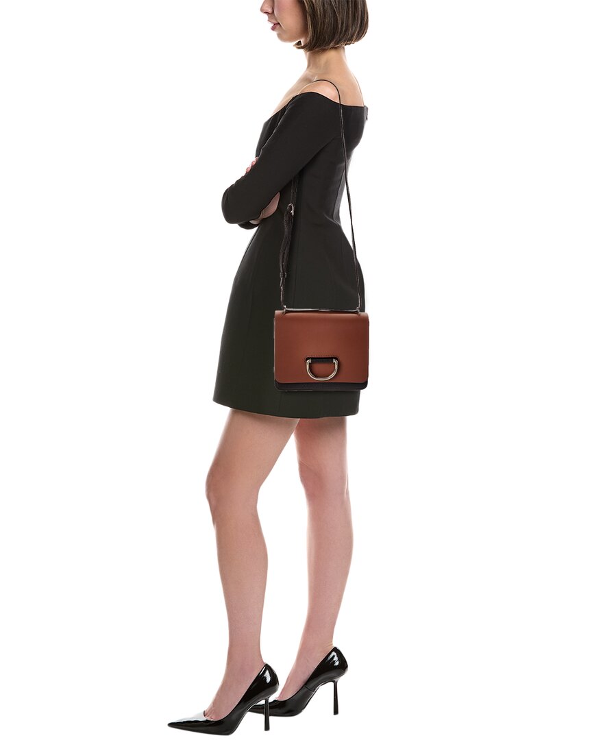 Burberry Small Leather D-Ring Shoulder Bag (Authentic Pre-Loved)