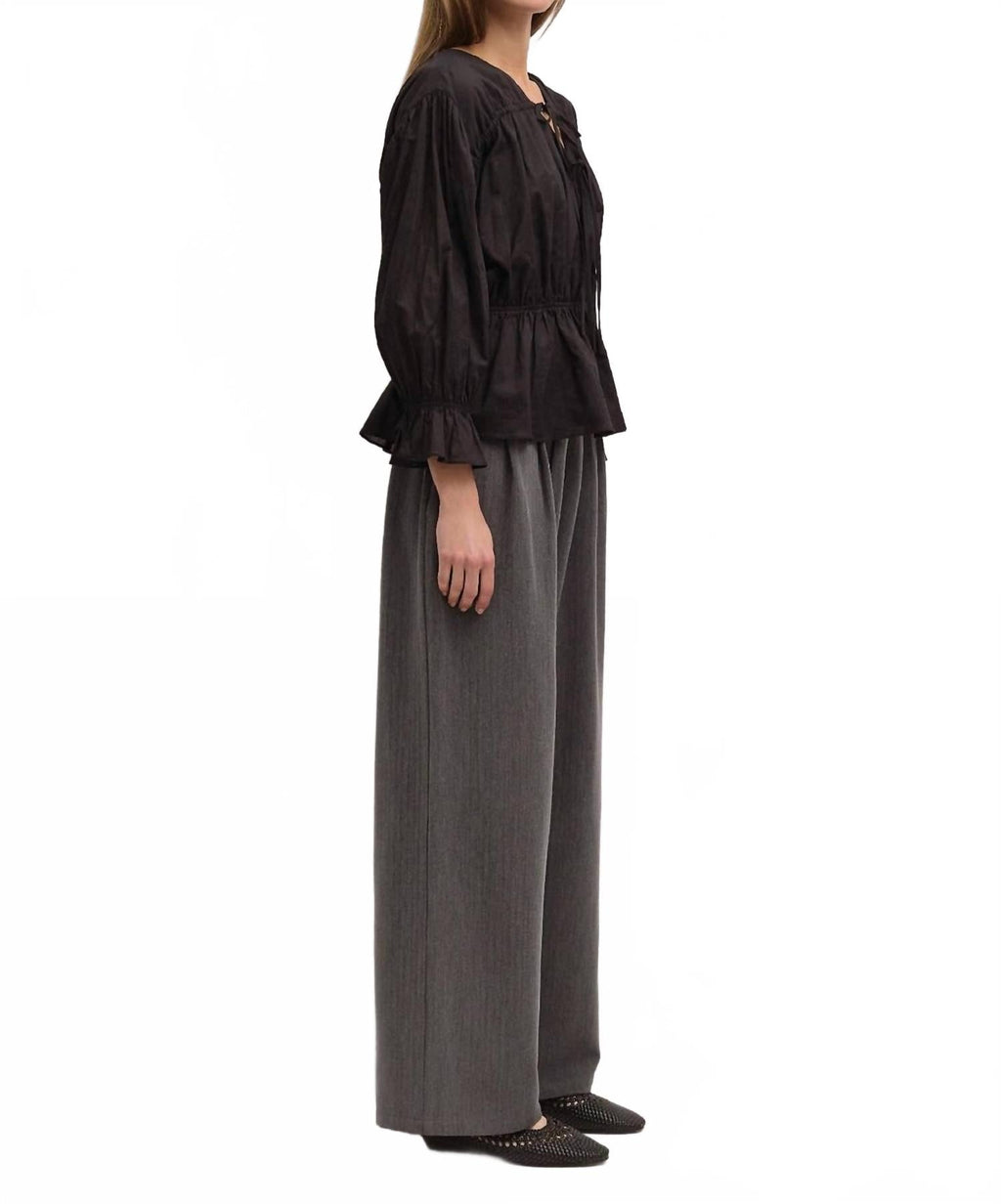 Selina Top In Black