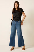 Women's Meg Wide Leg w/ Raw Hem Jeans