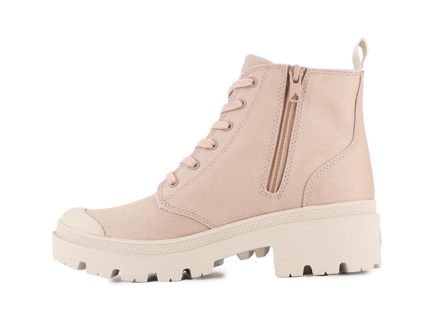 Women's Pallabase Leather Boots In Nude Dust