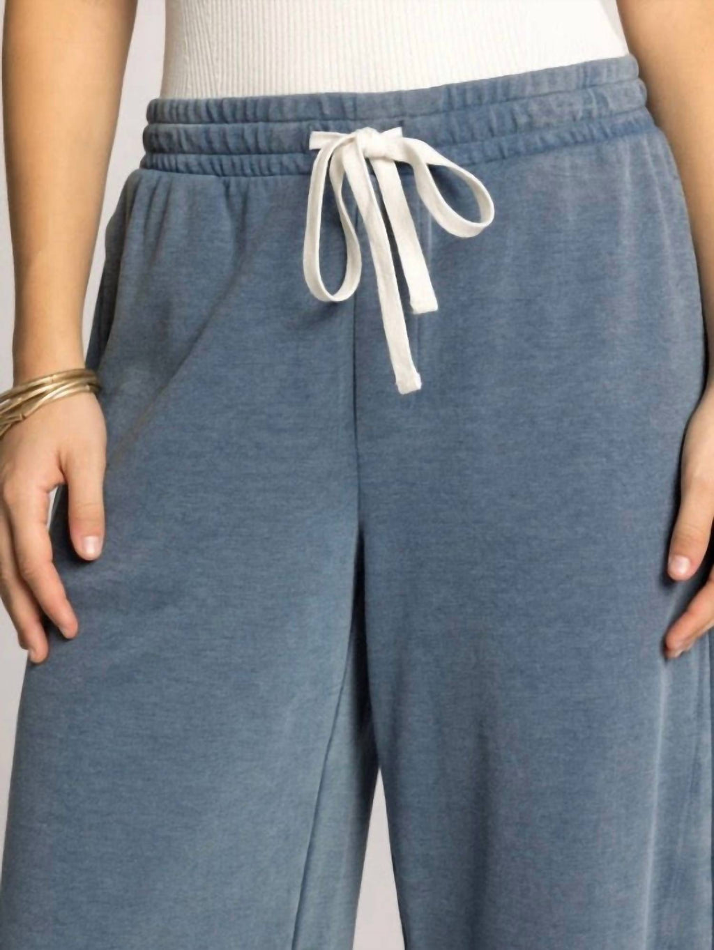 Washed Denim Nova Pants In Blue