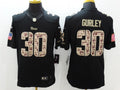 Men's Los Angeles Rams Todd Gurley #30 Black Game Jersey1