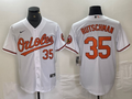 Men's Baltimore Orioles Adley Rutschman #35 White Replica Player Jersey1