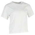 Re/Done Crewneck T-Shirt in White Cotton