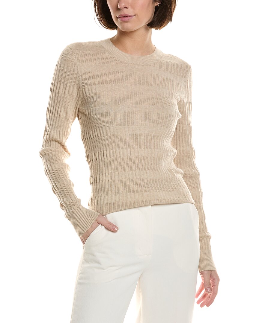 Reiss Lily Textured Wool-Blend Top