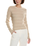 Reiss Lily Textured Wool-Blend Top