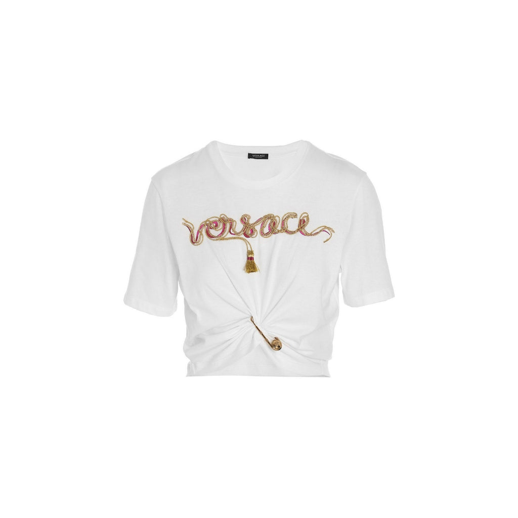 Versace Pin Logo T-Shirt Women