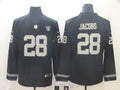 Men's Las Vegas Raiders #28 Josh Jacobs Black Alternate Game Jersey1