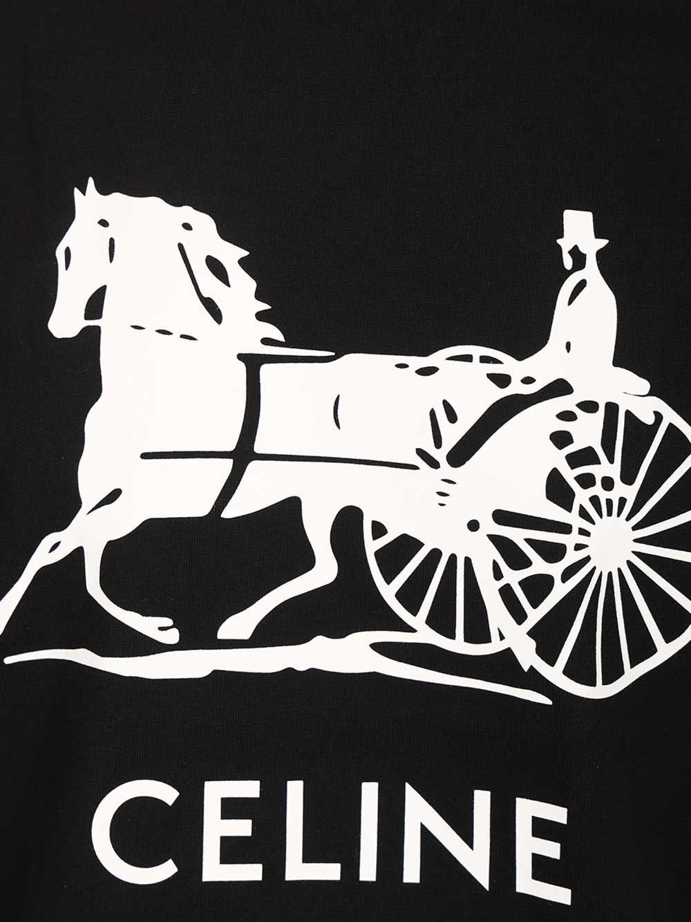 Celine Men Cotton Jersey T-Shirt