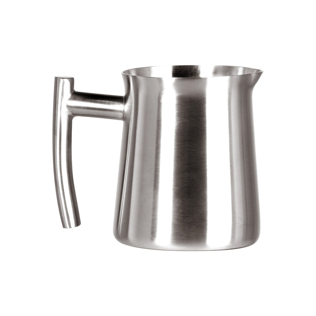 Frieling Milk Frothing Pitcher and Creamer, Brushed Stainless Steel Finish, 10-Ounce