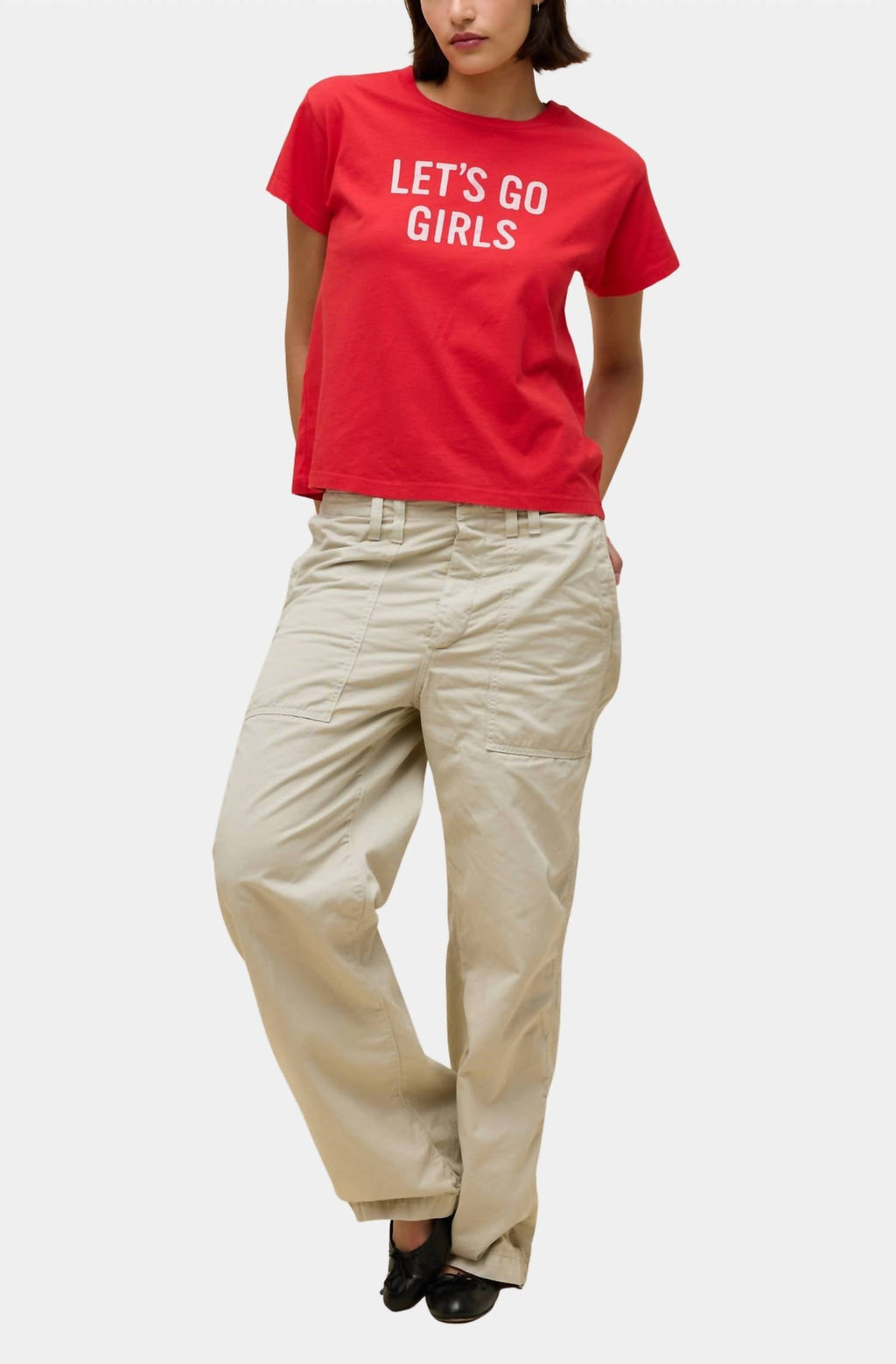 Shania Twain Lets Go Girls Tee In Ruby Red