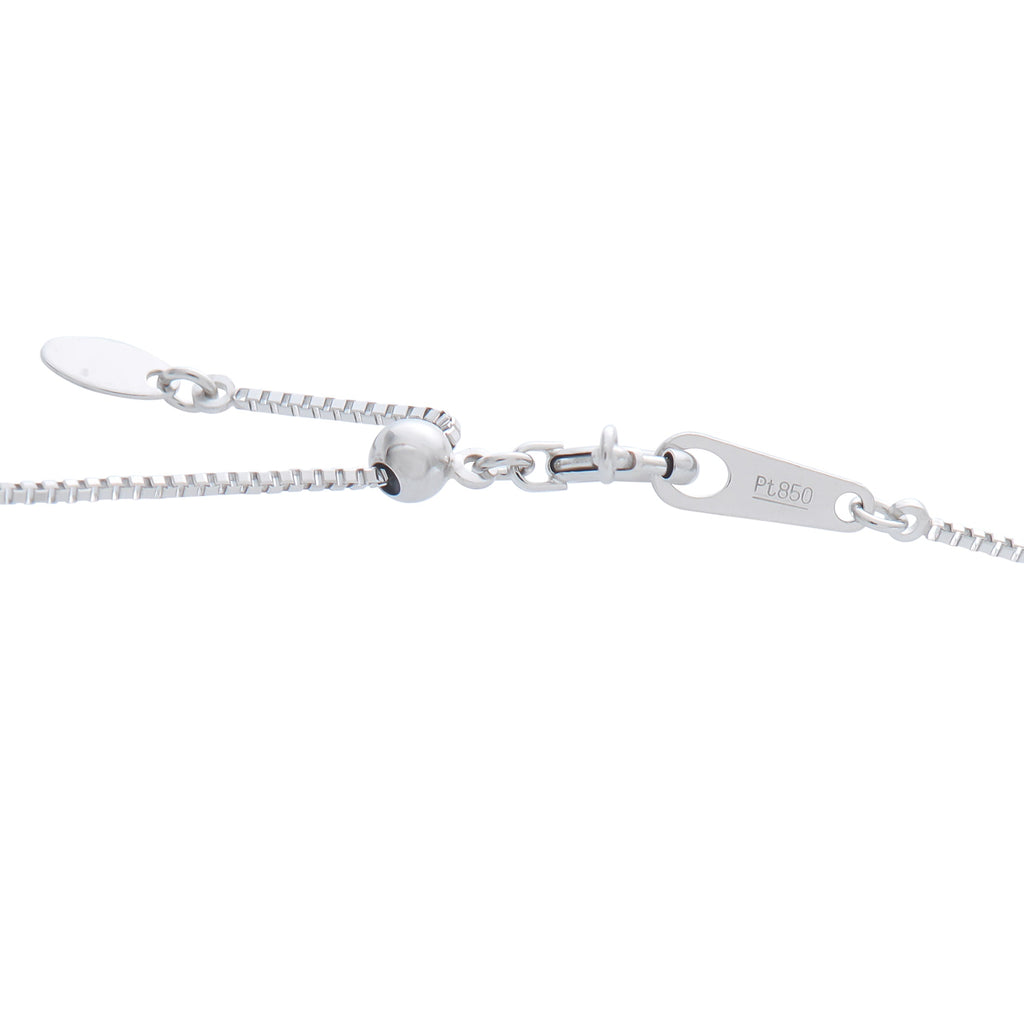 LB Exclusive Platinum 1.0ct Diamond Cross Pendant Necklace MF12-041326