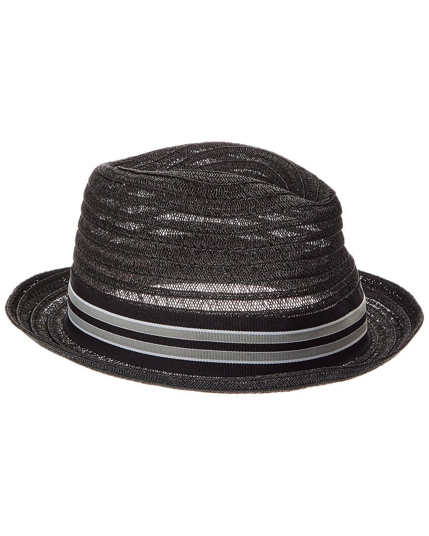 Bruno Magli Packable Open Weave Triby Straw Hat