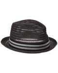 Bruno Magli Packable Open Weave Triby Straw Hat