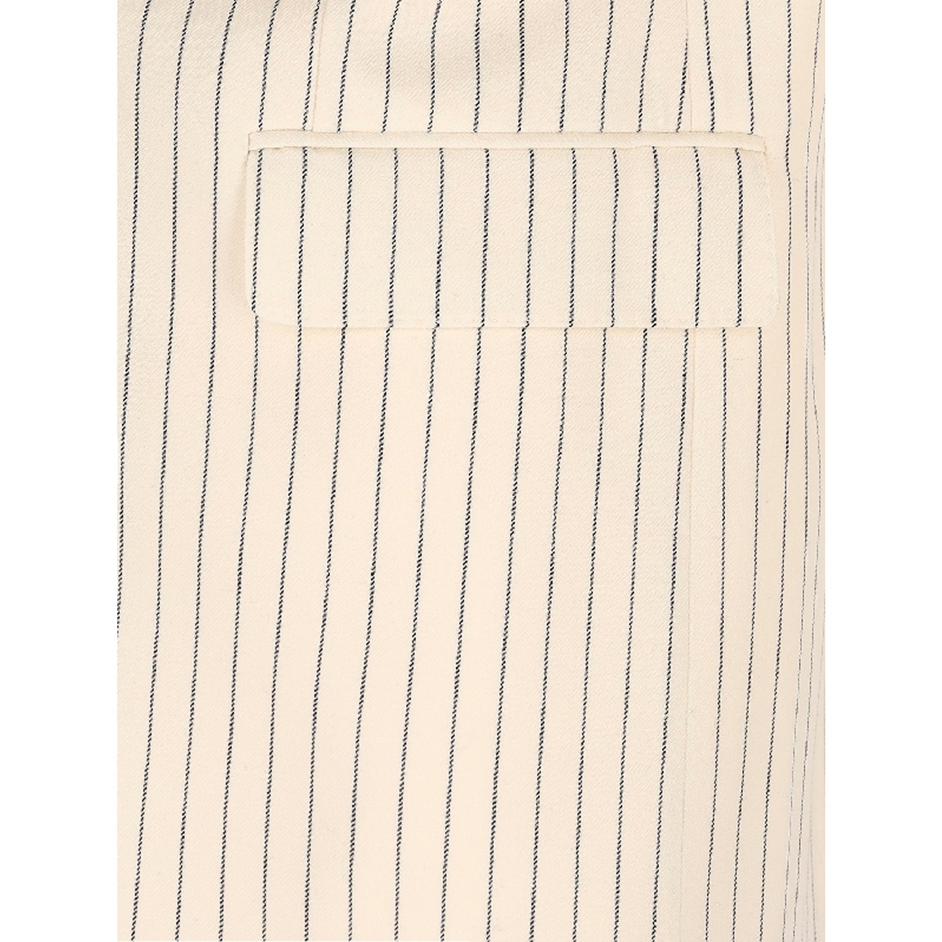 Celine Wool Striped Blazer Men