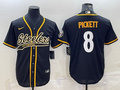 Men's Pittsburgh Steelers Kenny Pickett #8 Black Player jersey