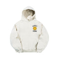 Men's Smiley Upside Down Lockup Hoodie In White