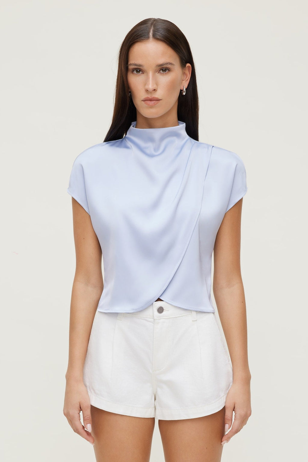 Ella Layered Satin Blouse
