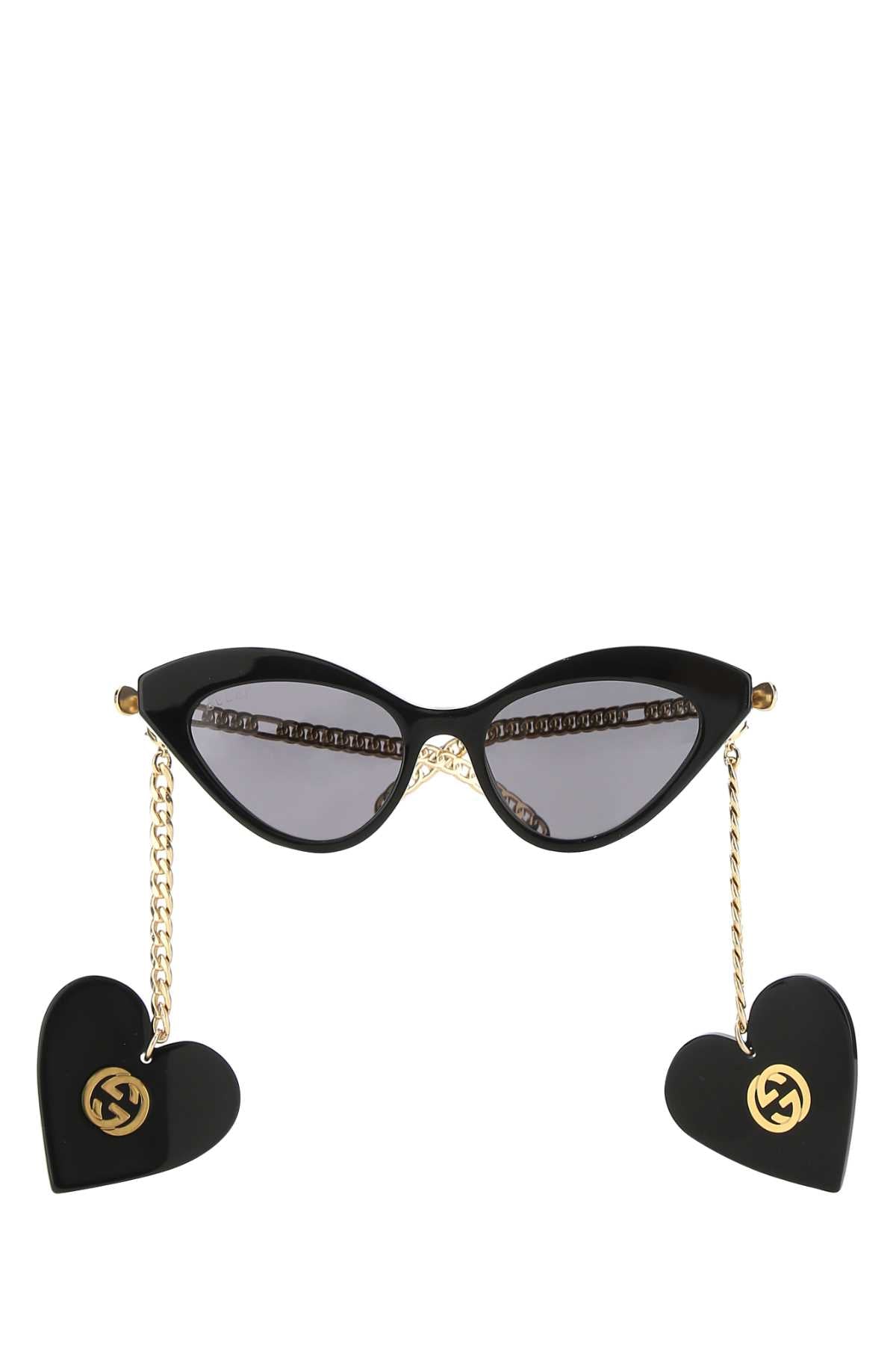 Gucci Women Two-Tone Acetate And Metal Sunglasses