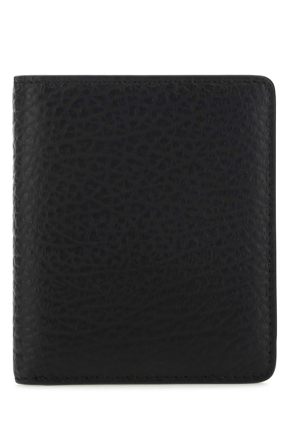 Maison Margiela Women Black Leather Wallet