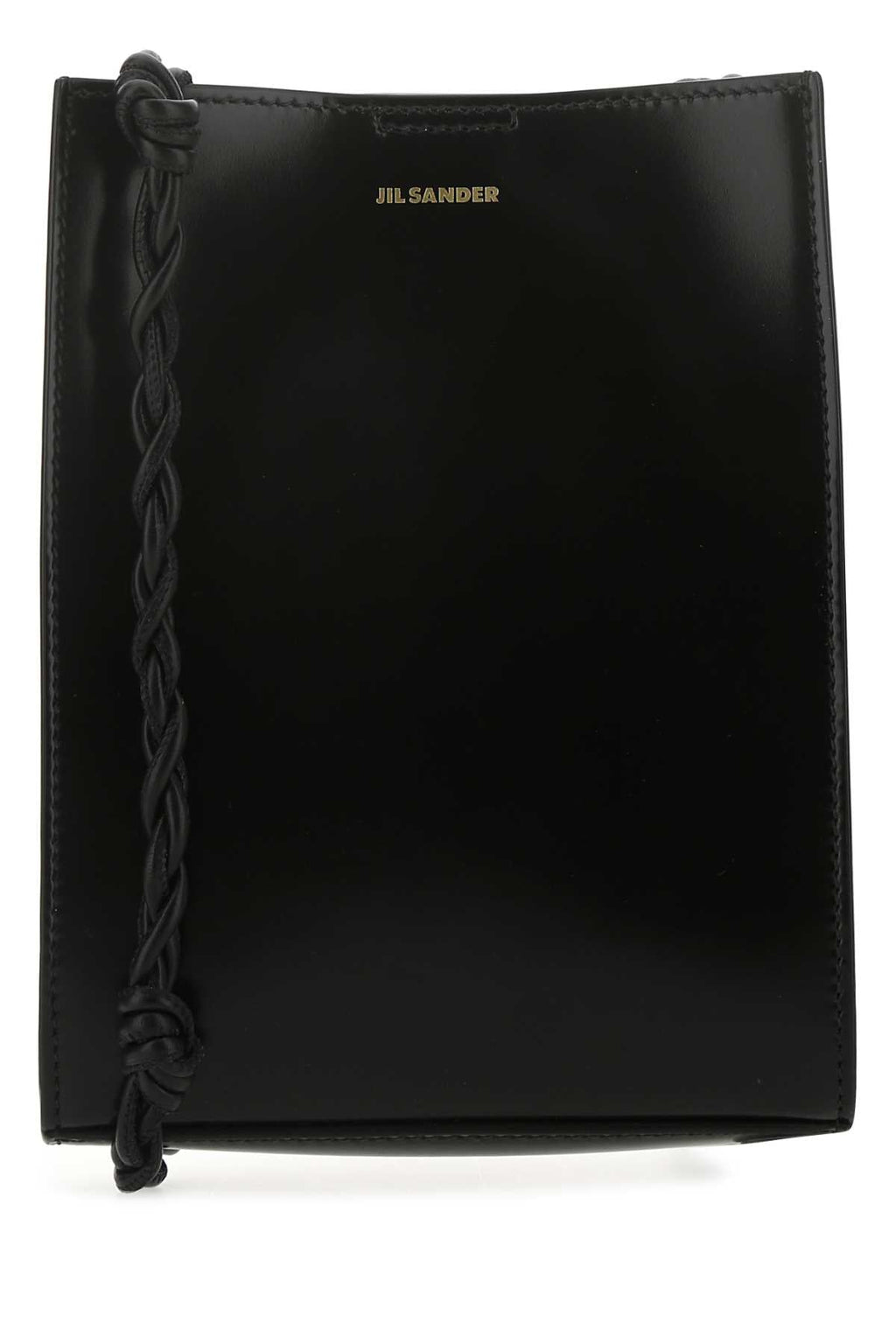 Jil Sander Women Black Leather Small Tangle Shoulder Bag