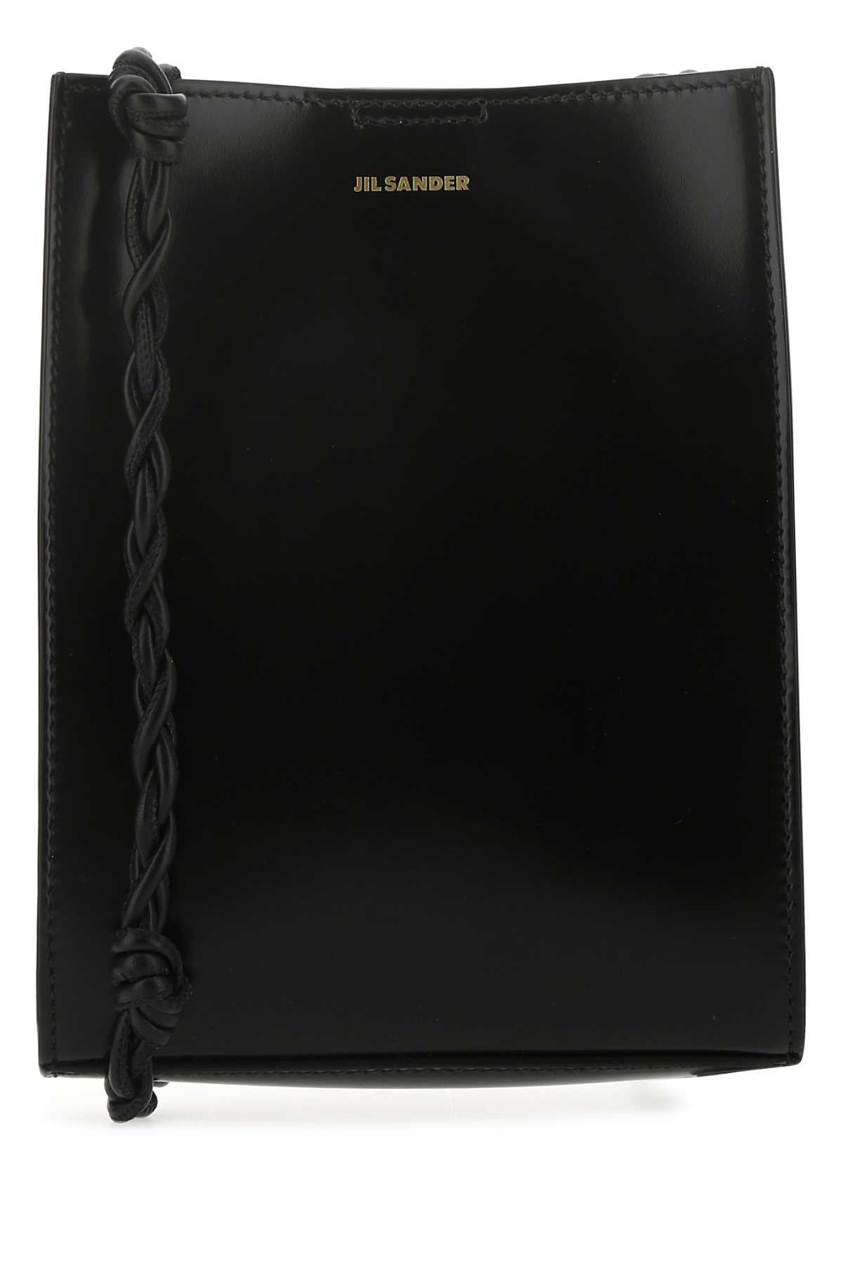 Jil Sander Women Black Leather Small Tangle Shoulder Bag