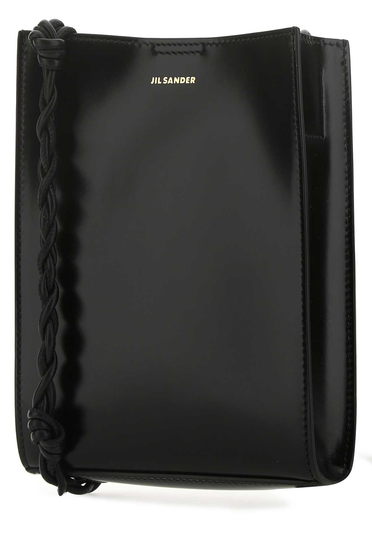 Jil Sander Women Black Leather Small Tangle Shoulder Bag