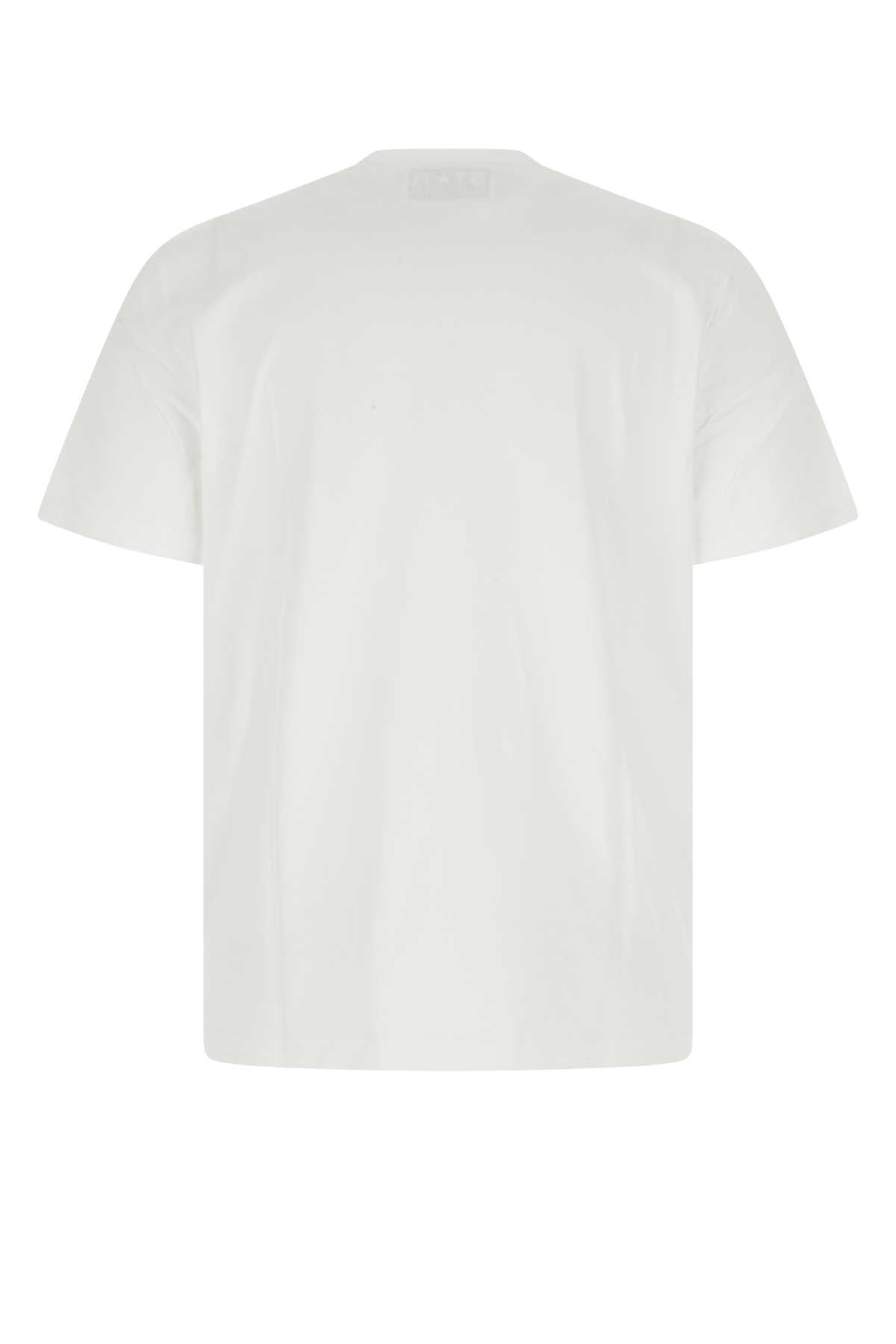 Golden Goose Deluxe Brand Men White Cotton T-Shirt