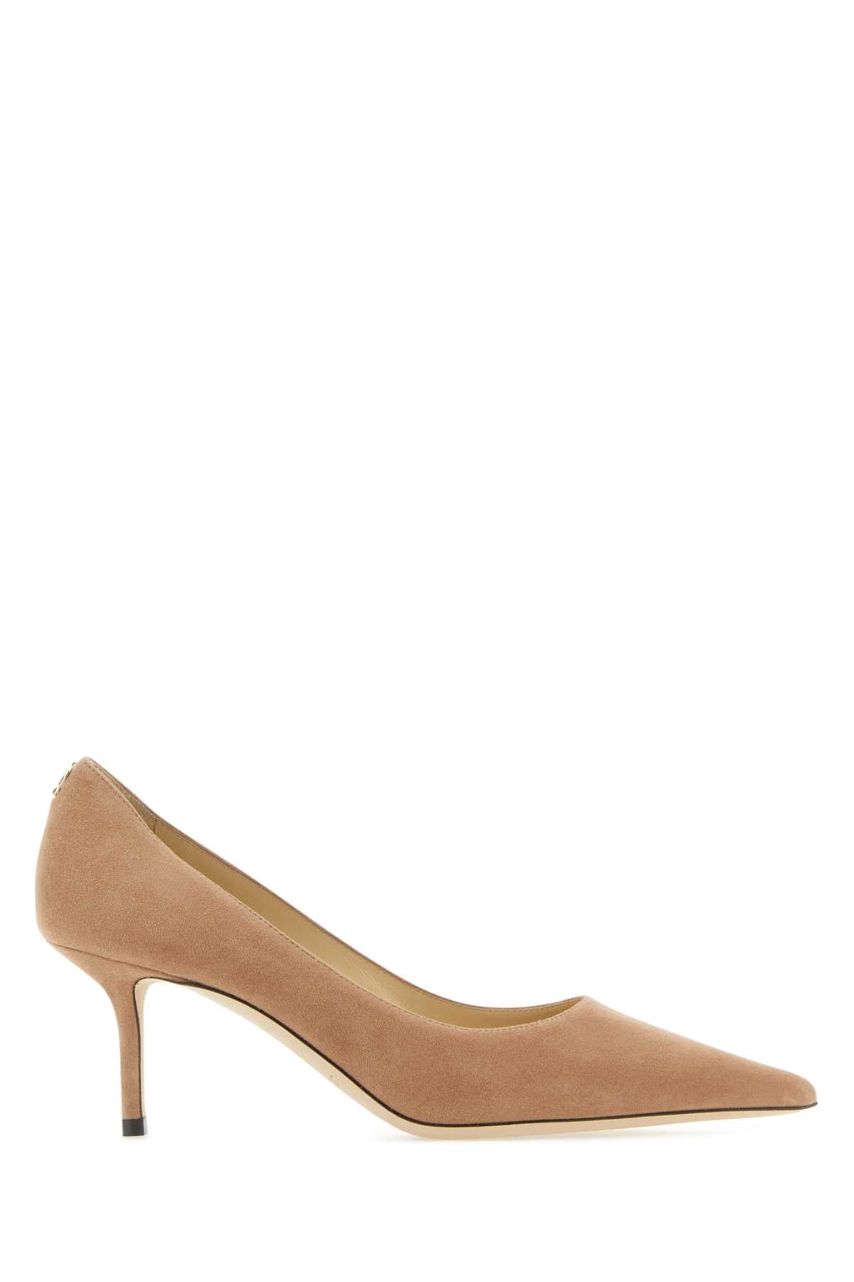 Jimmy Choo Women Skin Pink Suede Love 65 Pumps