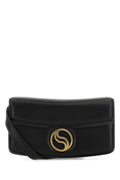 Stella Mccartney Women Black Alter Mat Mini S-Wave Wallet