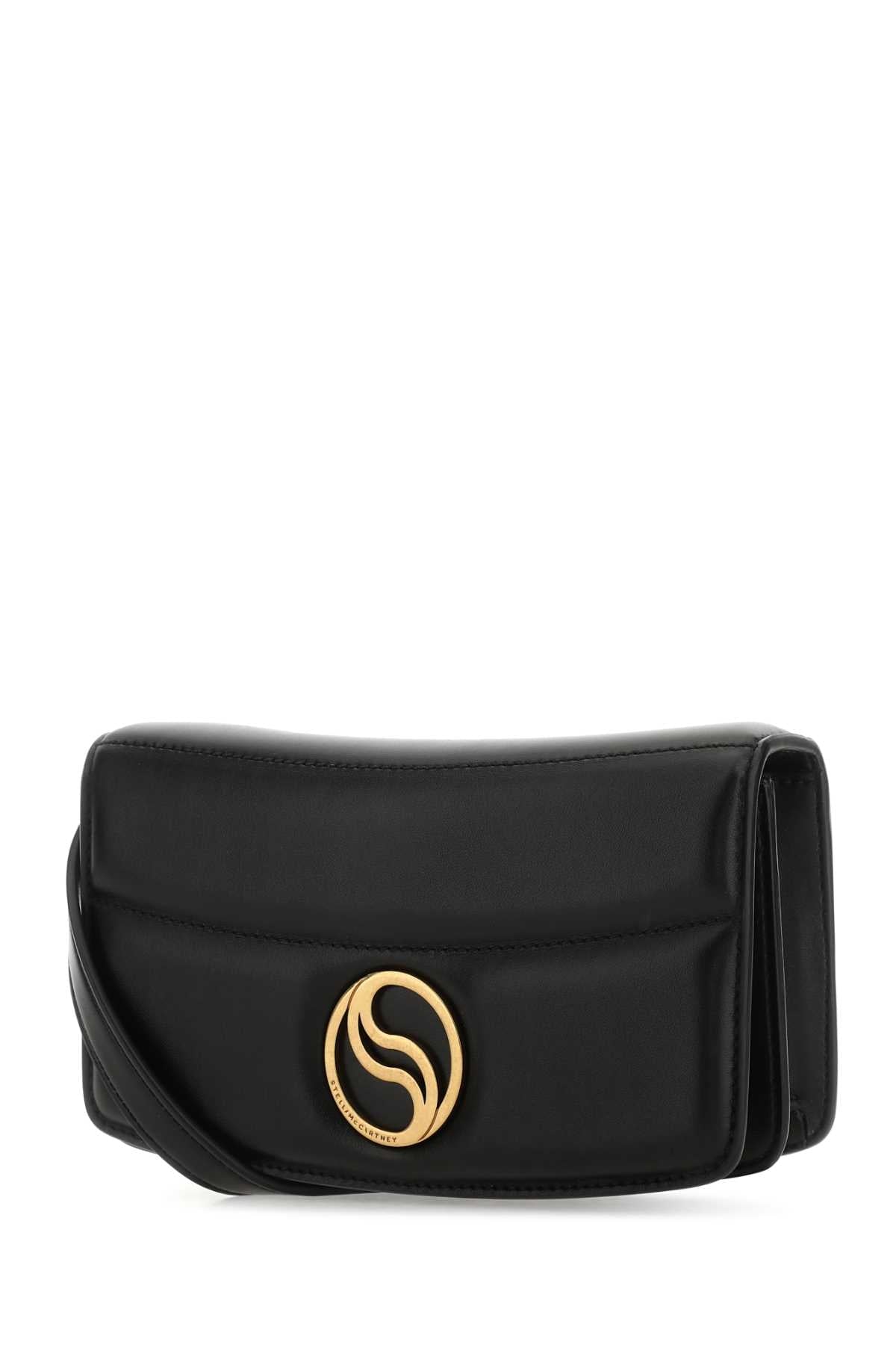 Stella Mccartney Women Black Alter Mat Mini S-Wave Wallet