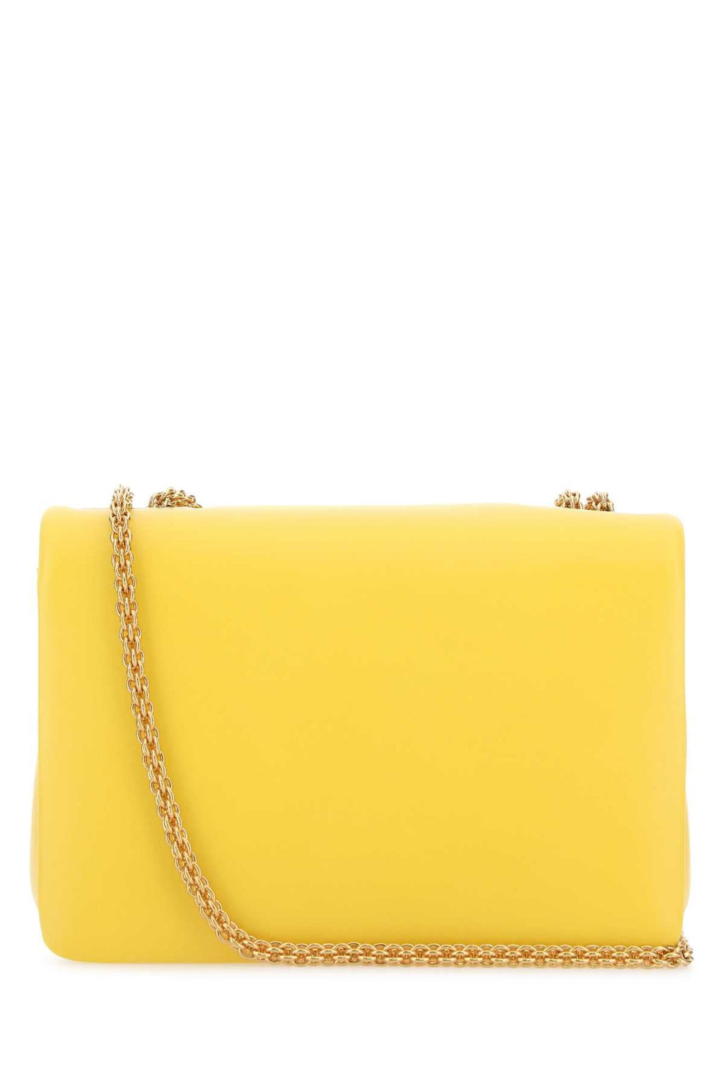 Valentino Garavani Women Yellow Nappa Leather One Stud Shoulder Bag