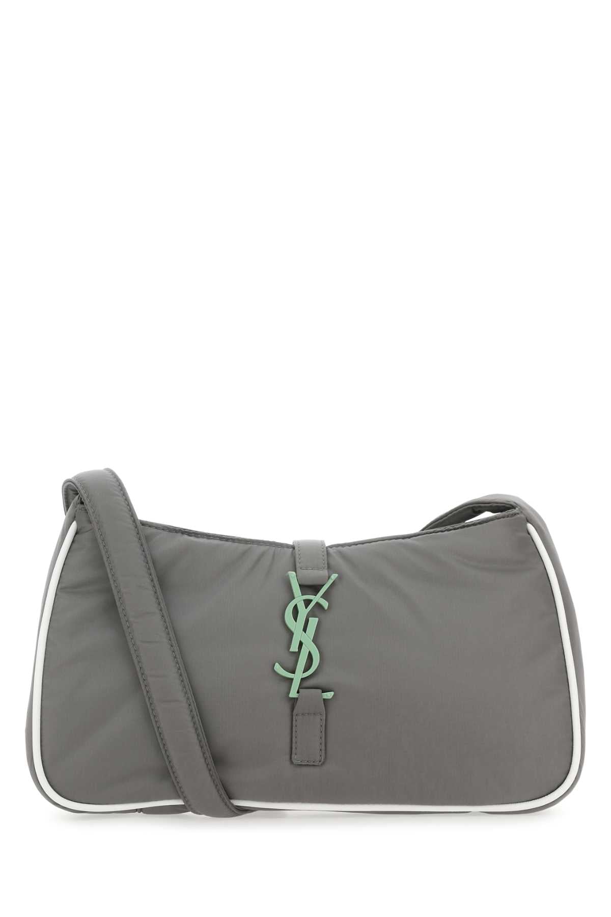 Saint Laurent Men Grey Econylâ® Le 5 Ã€ 7 Shoulder Bag