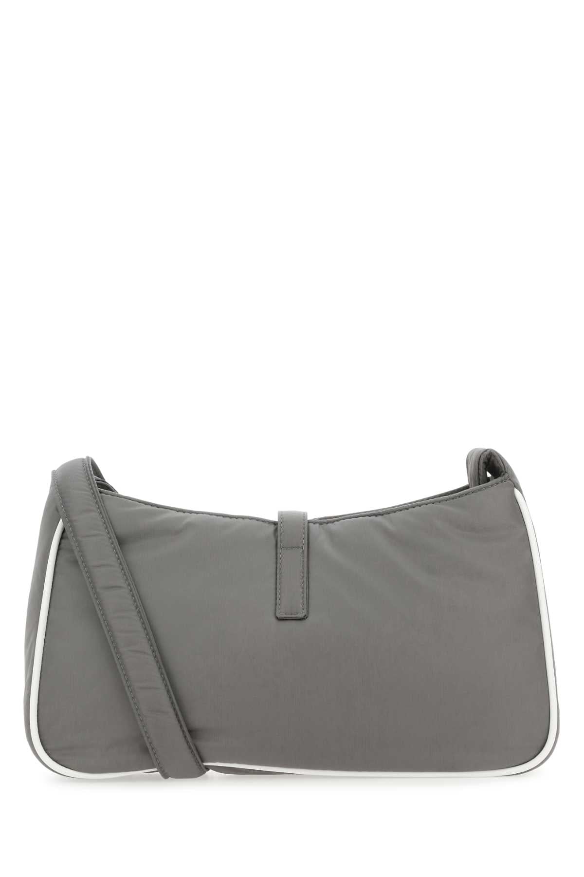 Saint Laurent Men Grey Econylâ® Le 5 Ã€ 7 Shoulder Bag