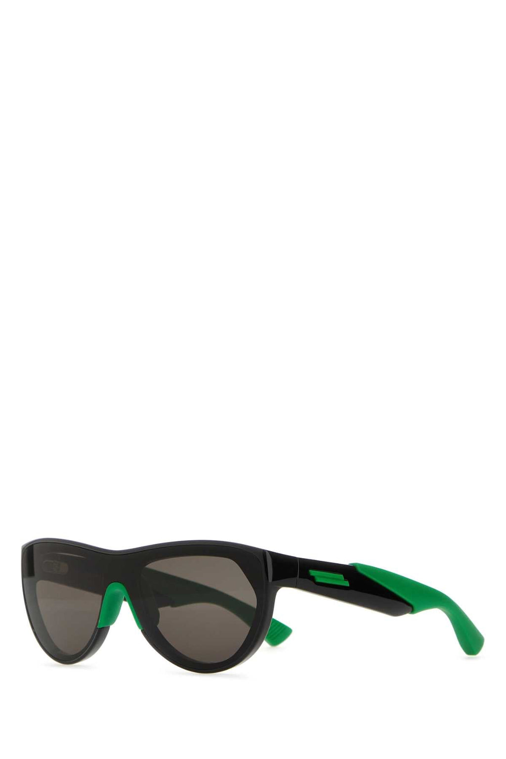 Bottega Veneta Women Two-Tone Acetate And Rubber Mitre Sunglasses