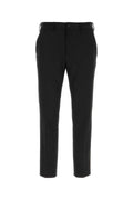 Prada Men Black Stretch Polyester Pant