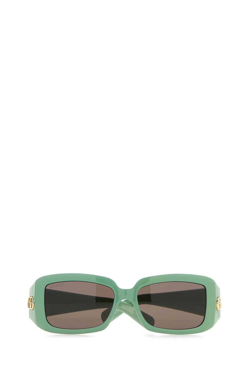 Gucci Women Sea Green Acetate Sunglasses