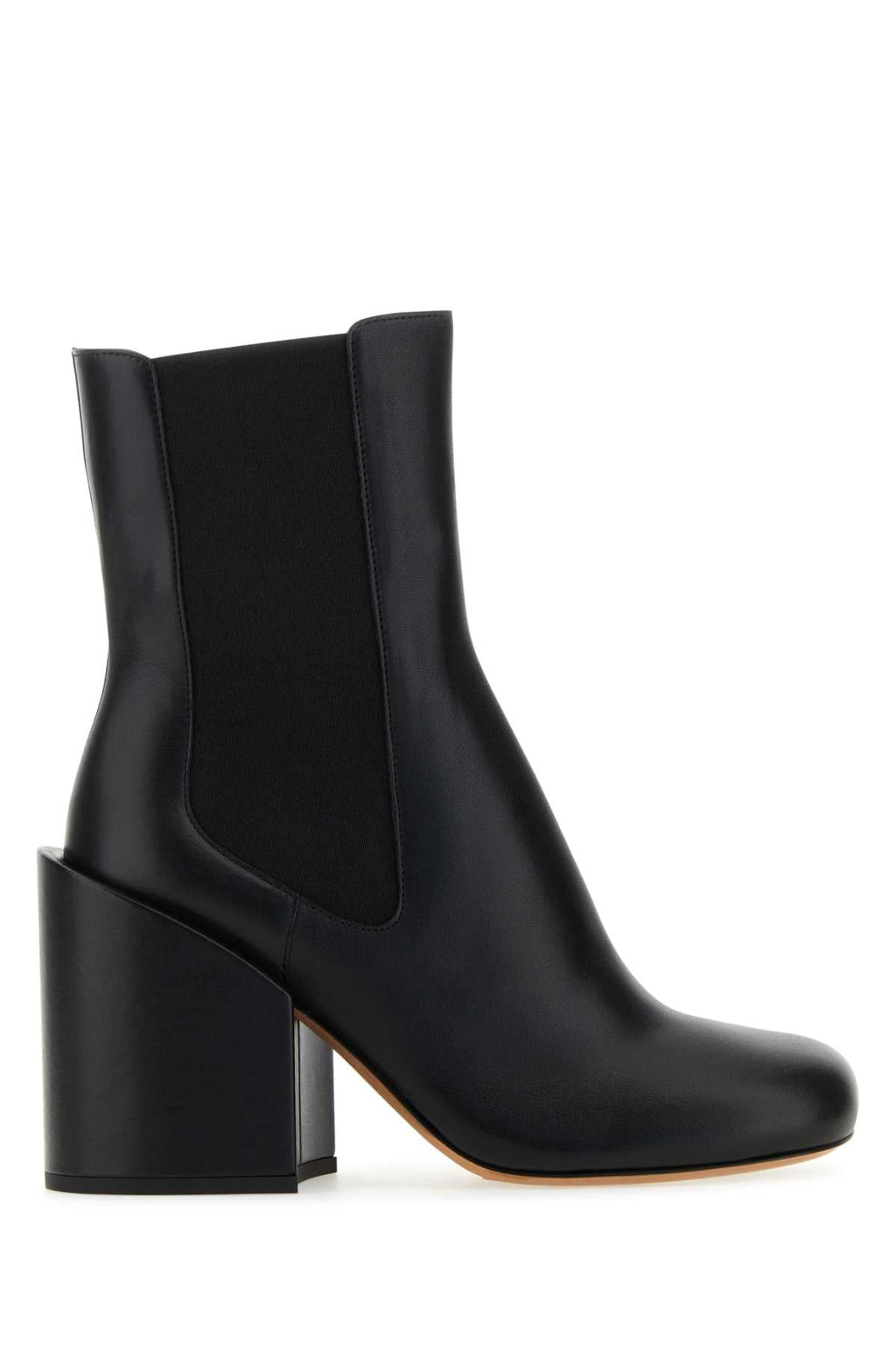 Sportmax Women Black Leather Etra Ankle Boots