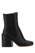 Sportmax Women Black Leather Etra Ankle Boots