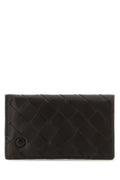 Bottega Veneta Women Dark Brown Nappa Leather Card Holder