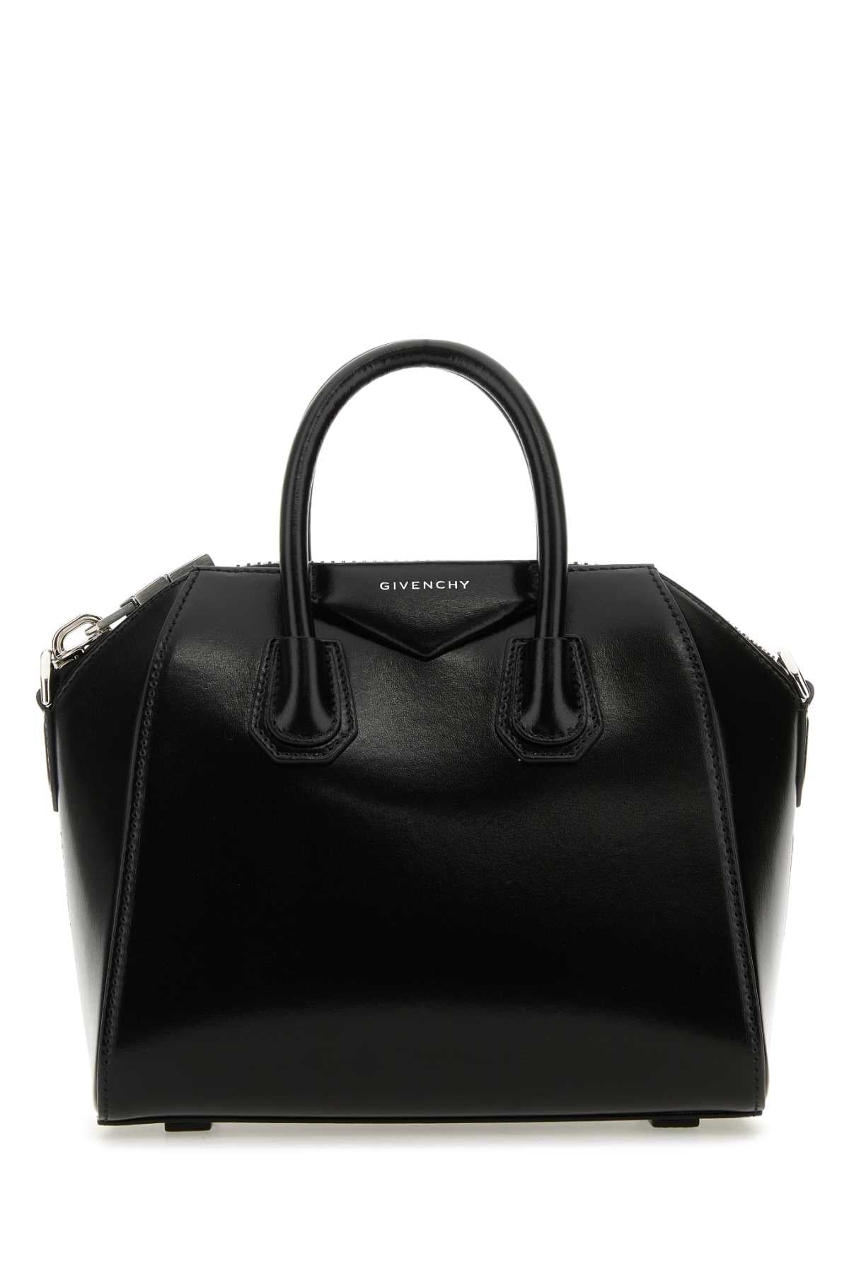 Givenchy Women Black Leather Mini Antigona Handbag