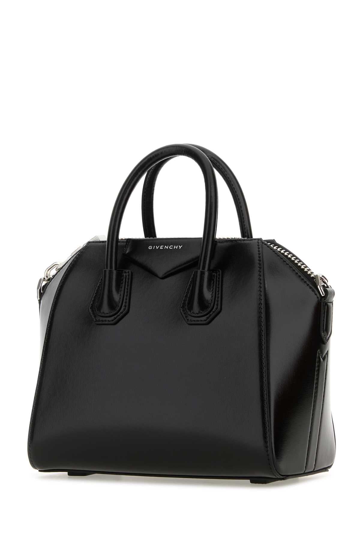 Givenchy Women Black Leather Mini Antigona Handbag