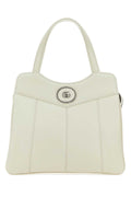 Gucci Women Chalk Leather Small Petite Gg Handbag
