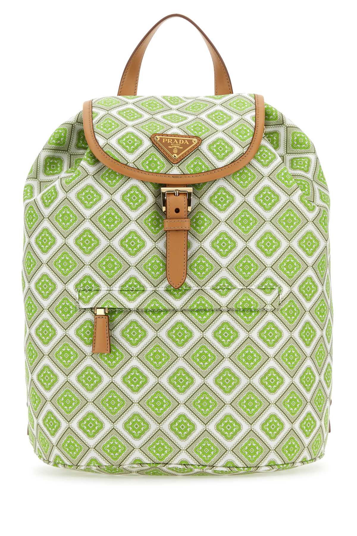 Prada Women Printed Re-Nylon Backpack