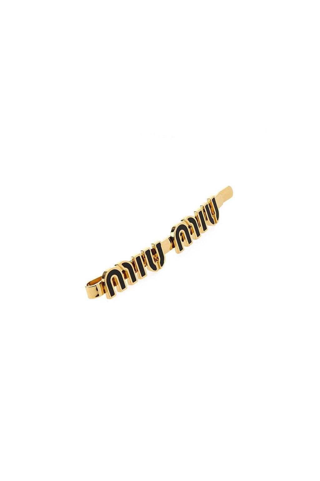 Miu Miu Women Gold Metal Hair Clip