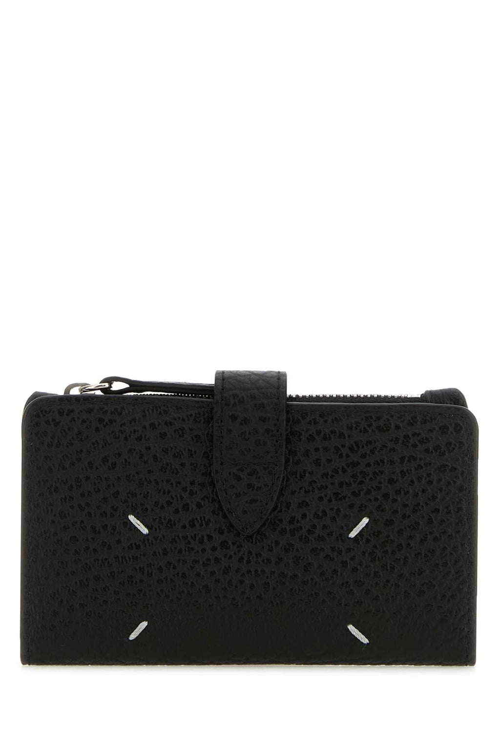 Maison Margiela Women Black Leather Wallet