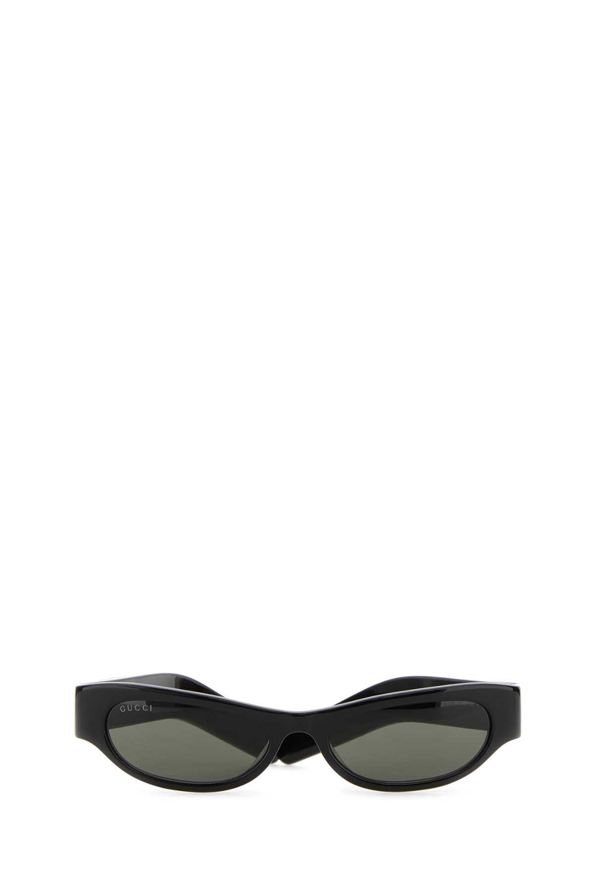 Gucci Women Black Acetate Sunglasses