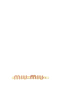 Miu Miu Women Gold Metal Hair Clip