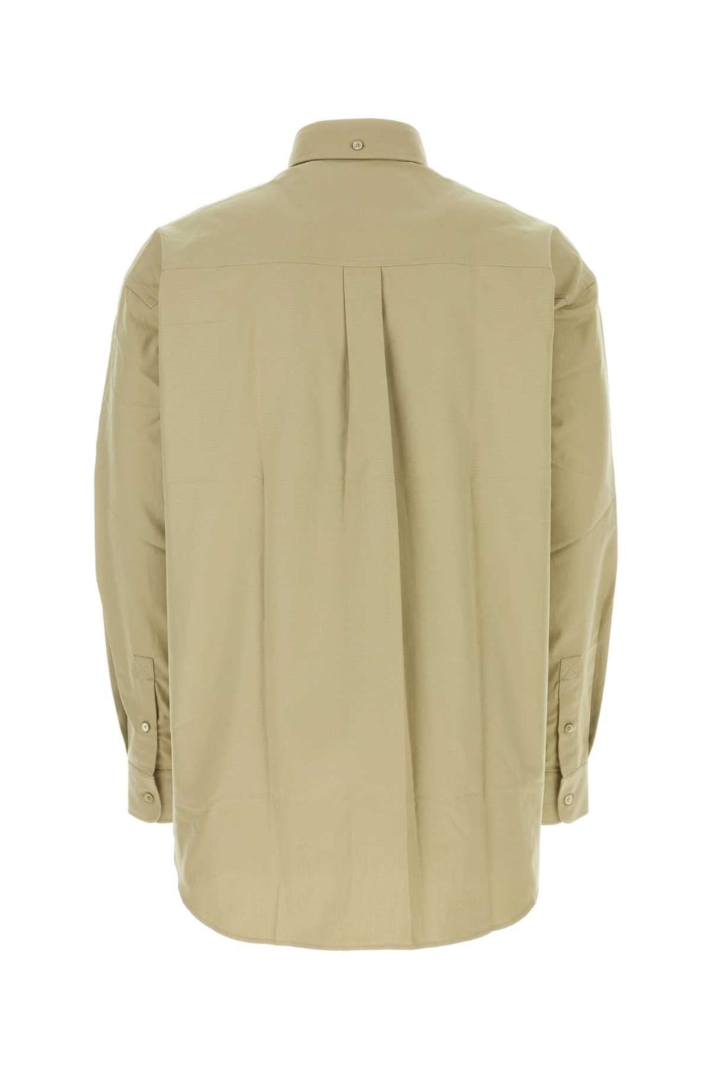 Burberry Men Army Green Oxford Shirt